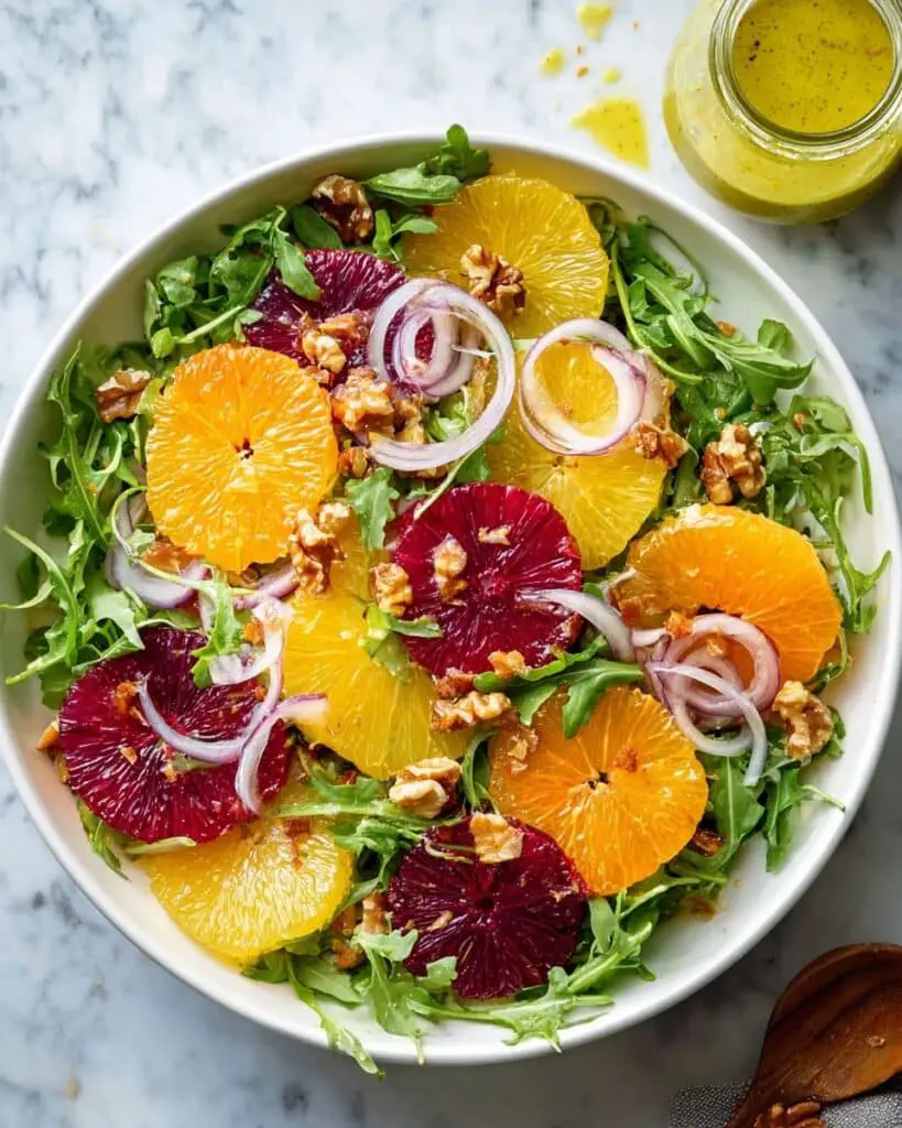 Citrus Salad with Walnuts and Arugula Recipe
