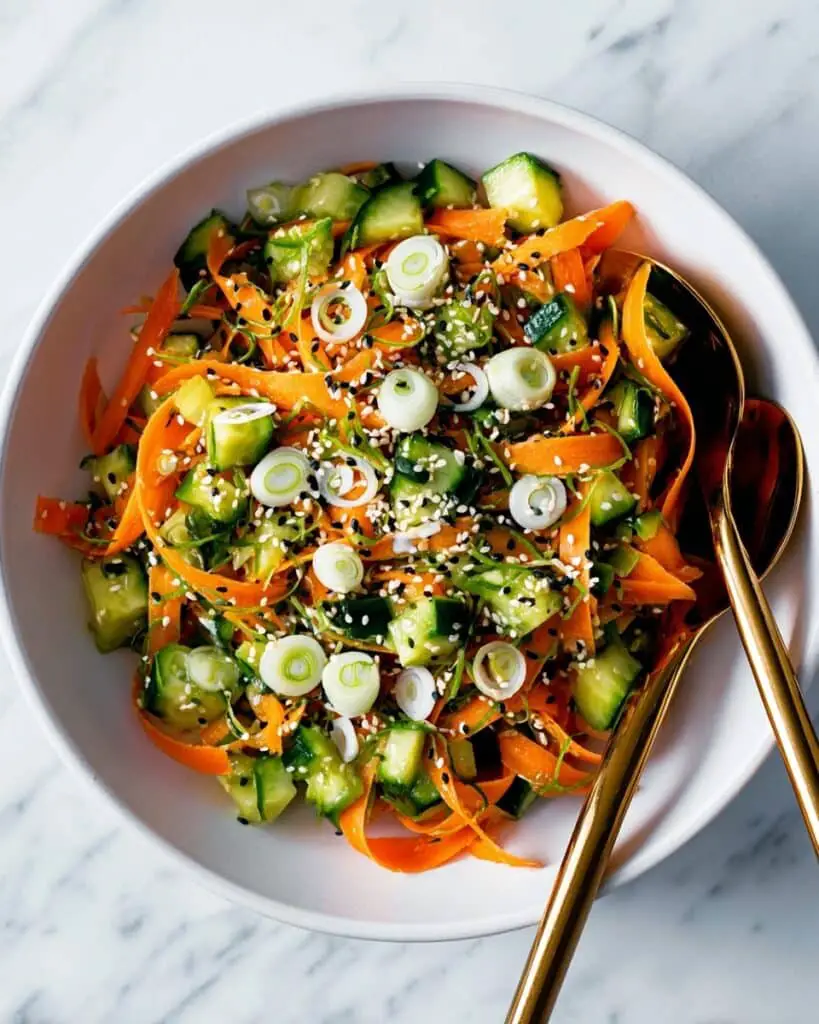Asian Cucumber and Carrot Salad Recipe