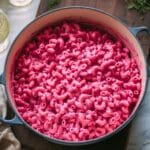 Creamy Roasted Beet Pasta with Cashews and Nutritional Yeast Recipe