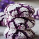 Purple Crinkle Cookies Recipe