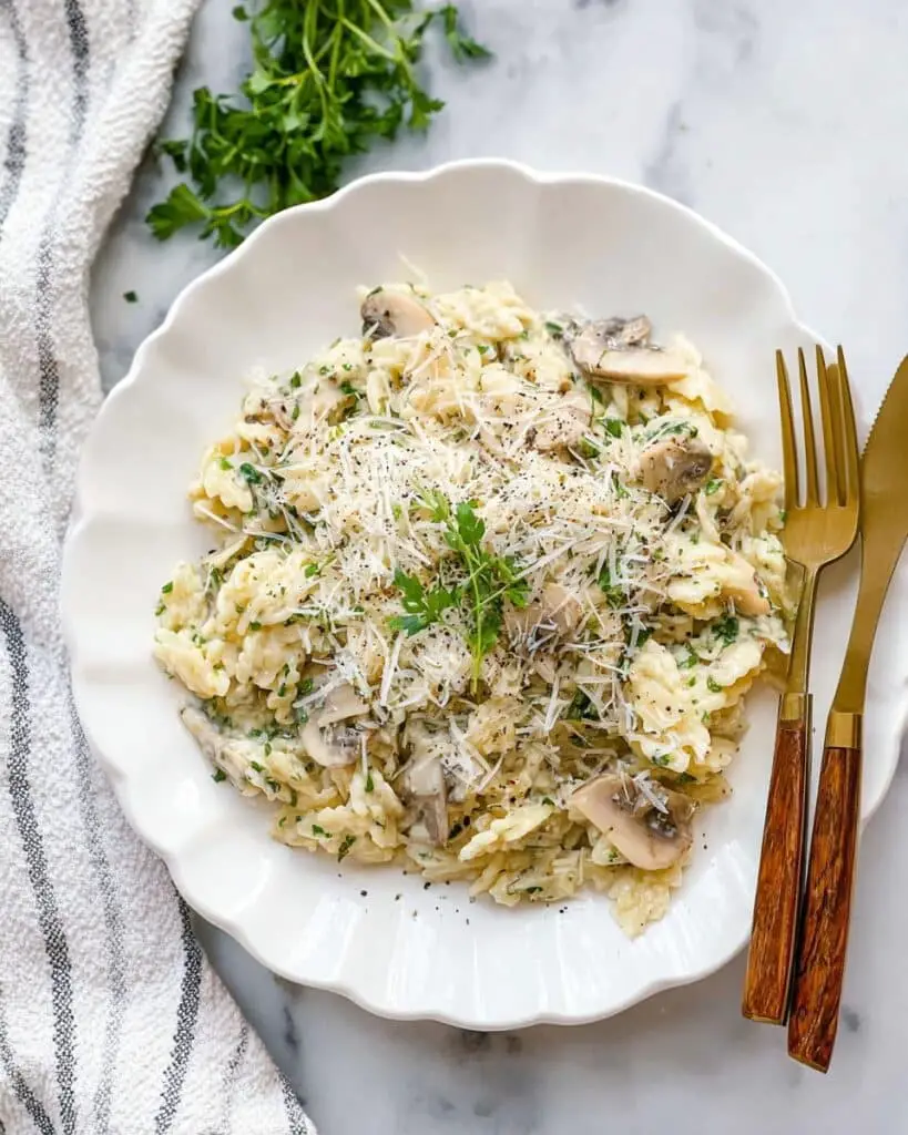 Lemon Chicken Orzo Pasta Recipe