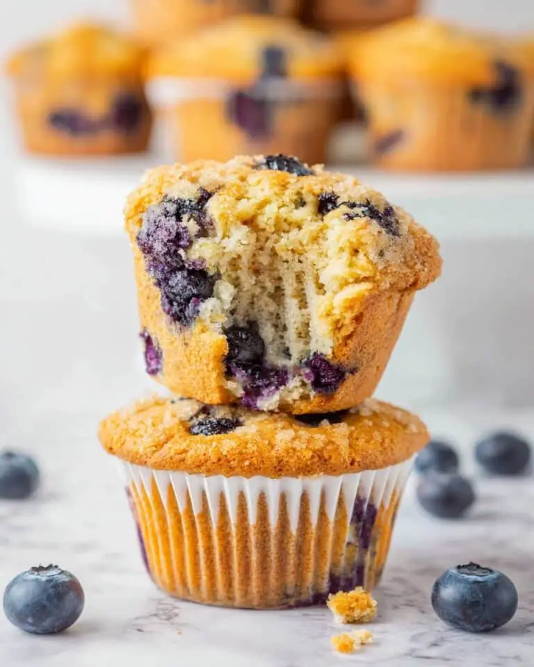Cottage Cheese Blueberry Muffins Recipe