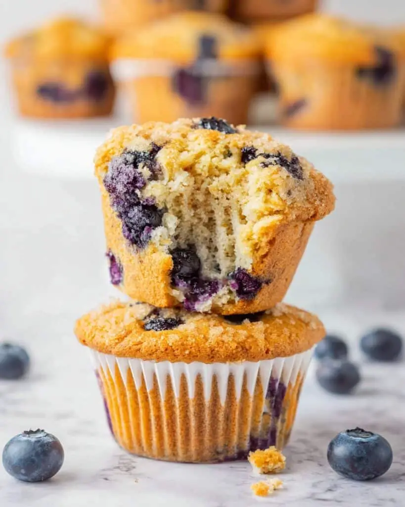 Cottage Cheese Blueberry Muffins Recipe