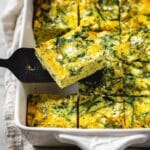 High-Protein Cottage Cheese Egg Bake with Spinach Recipe