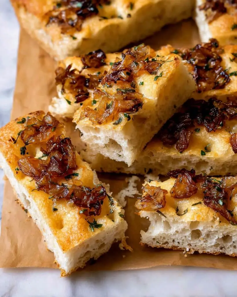 Caramelized Onion Focaccia Recipe
