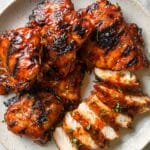 Caramelized BBQ Chicken Thighs in the Oven Recipe