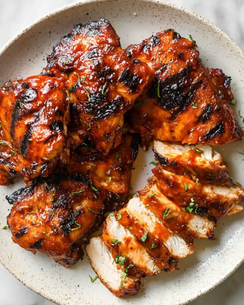 Caramelized BBQ Chicken Thighs in the Oven Recipe