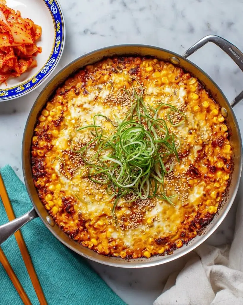 Korean-Inspired Vegan Corn Cheese Ramen Recipe