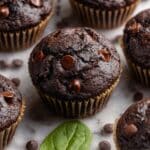 Chocolate Spinach Muffins Recipe