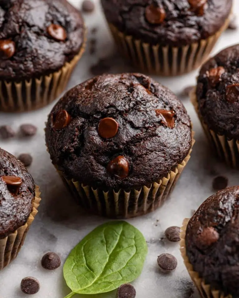 Chocolate Spinach Muffins Recipe