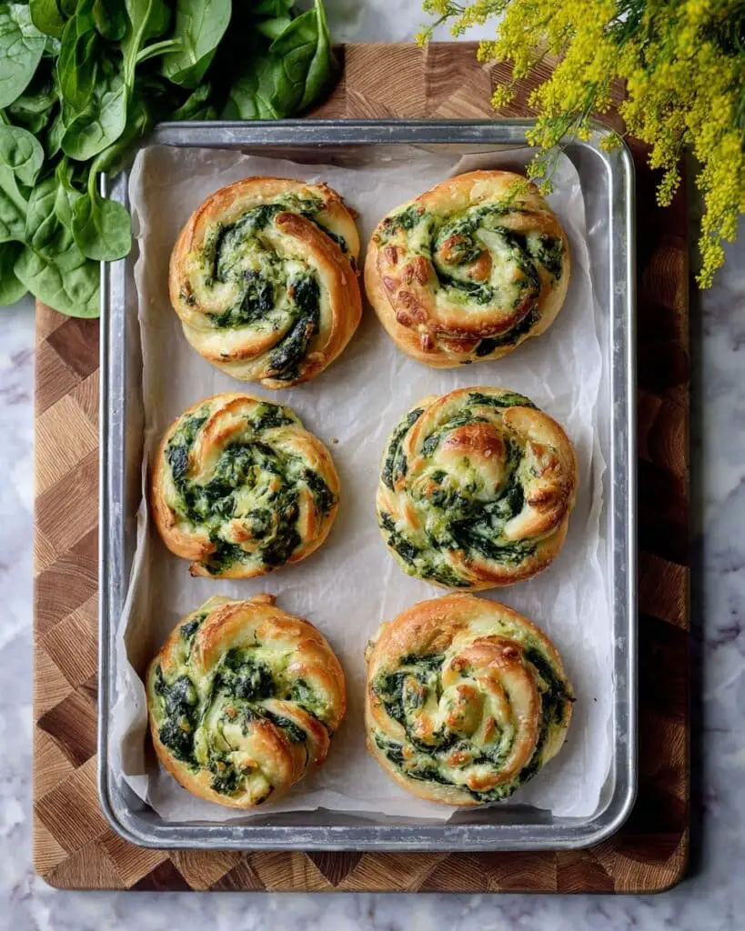 Spinach Artichoke Swirls Recipe