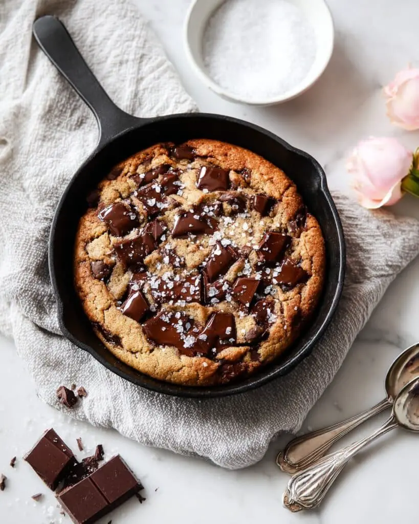 Gluten-Free Chocolate Chip Cookie Skillet Recipe