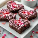 Heart Shaped Brownies Recipe