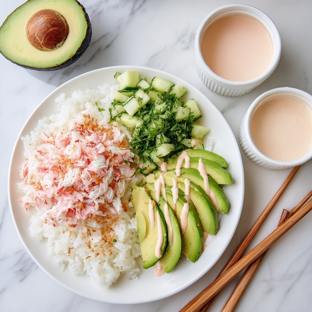 Crunch Roll Sushi Bowl with DIY Eel Sauce Recipe