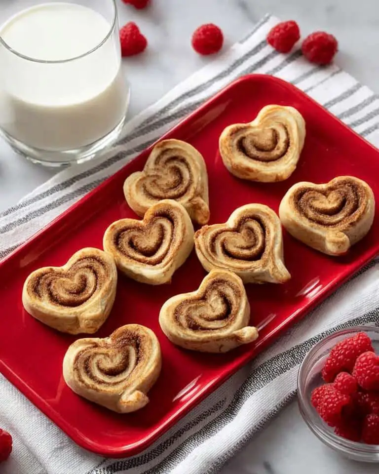 Heart Shaped Cinnamon Rolls Recipe