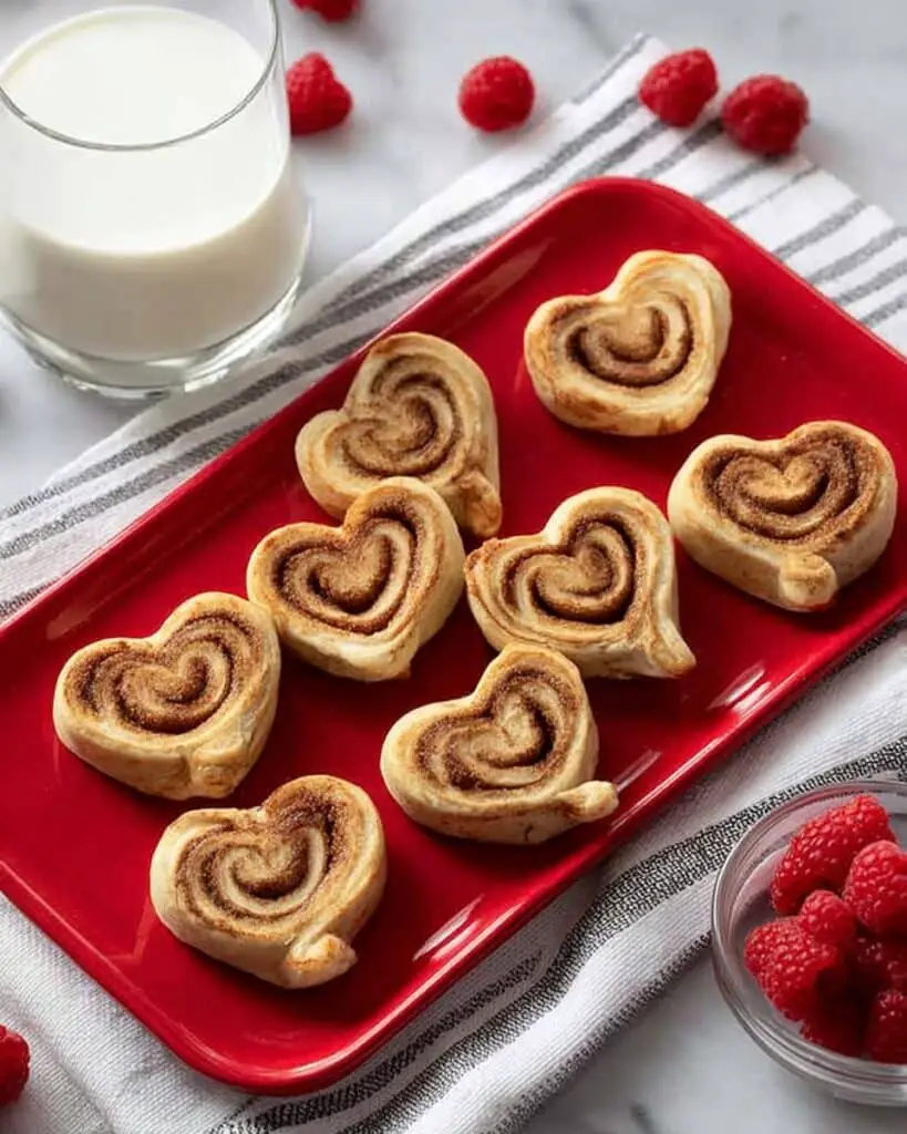 Heart Shaped Cinnamon Rolls Recipe