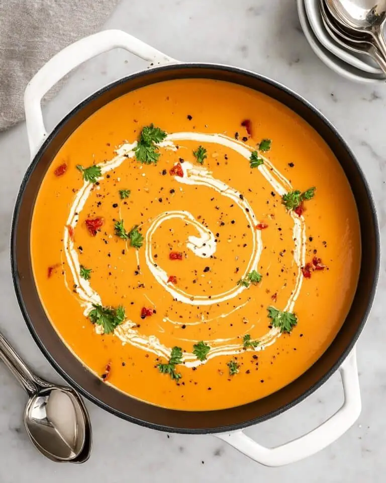 Roasted Red Pepper Gouda Soup Recipe