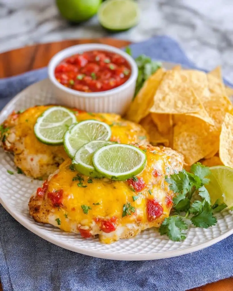 Mexican Chicken with Salsa and Cheddar Recipe