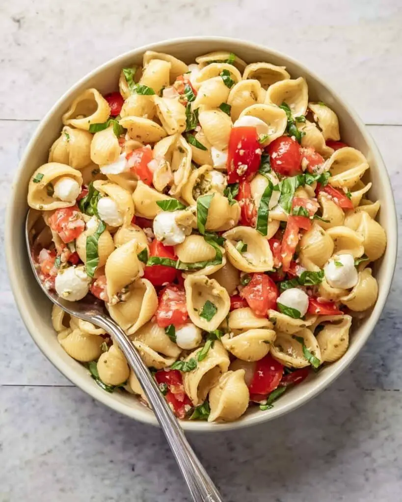 Bruschetta Pasta Salad Recipe