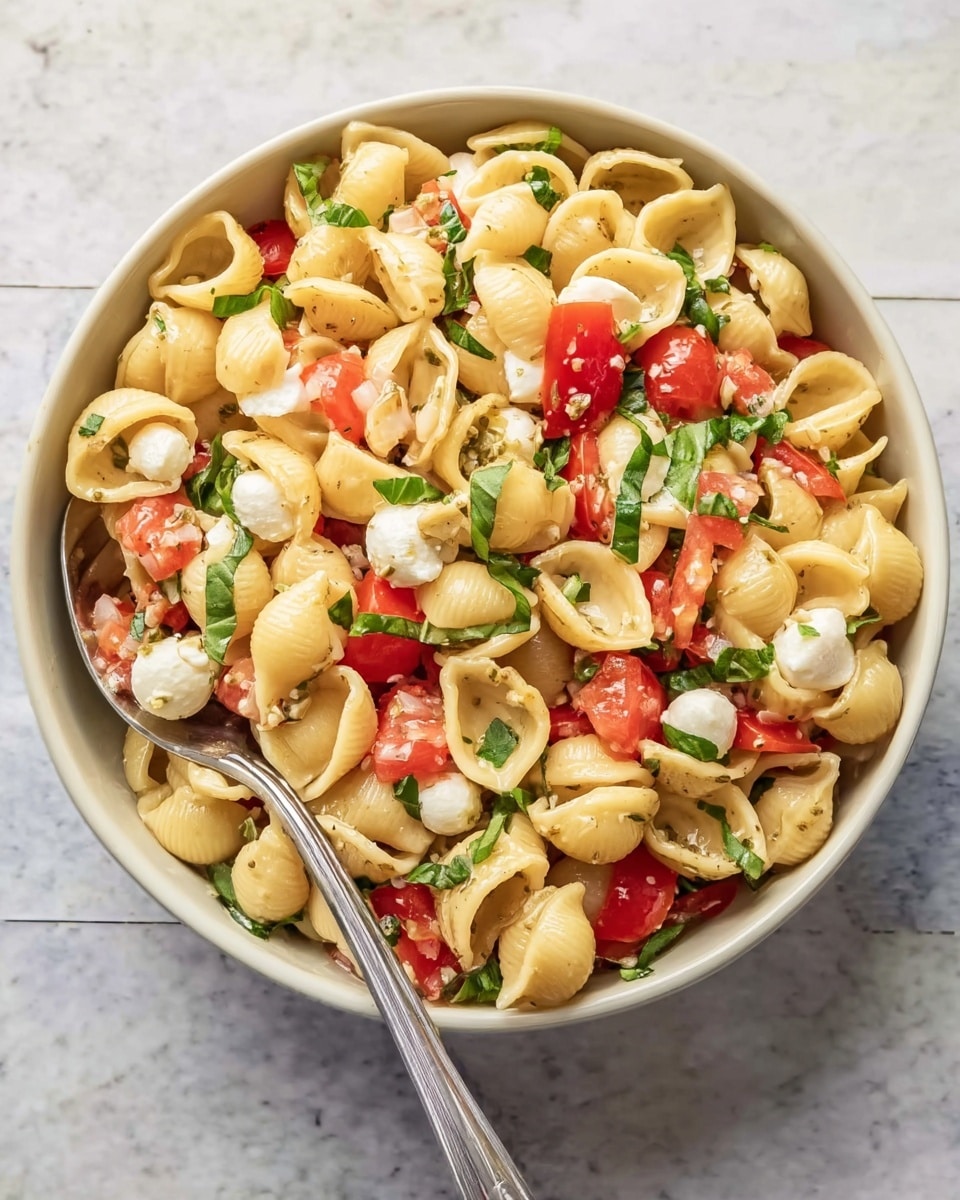 Bruschetta Pasta Salad – Fresh & Vibrant Summer Dish