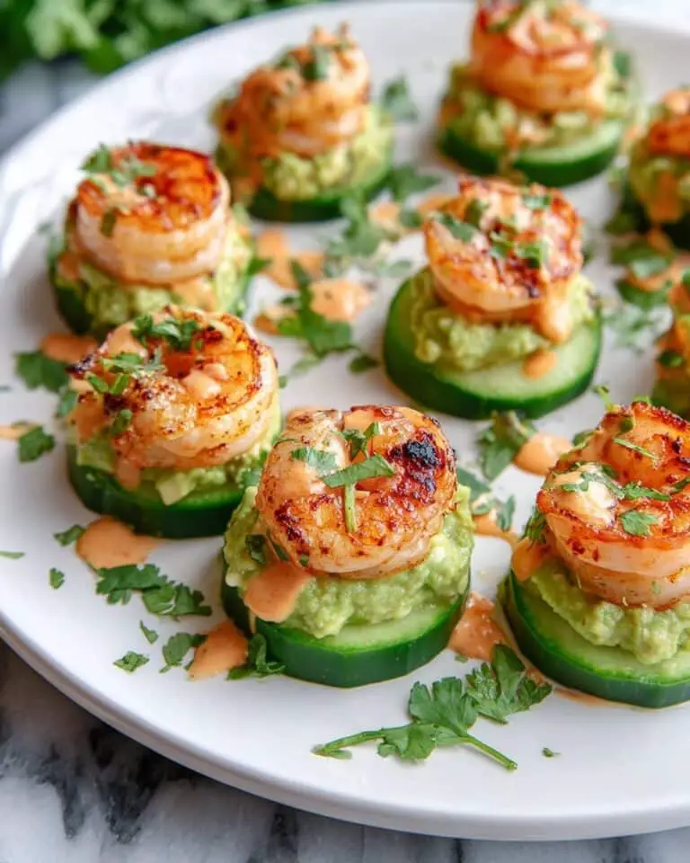 Blackened Shrimp Avocado Cucumber Bites Recipe