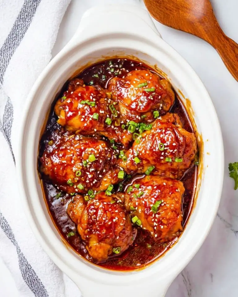 Slow Cooker Honey Garlic Chicken Recipe