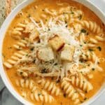 Crockpot Chicken Parmesan Soup Recipe