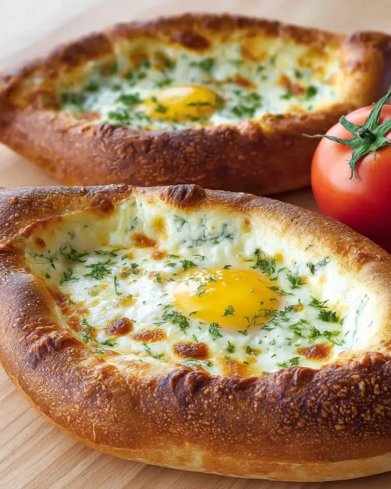 Cheese-Stuffed Georgian Khachapuri (Cheese Bread) Recipe