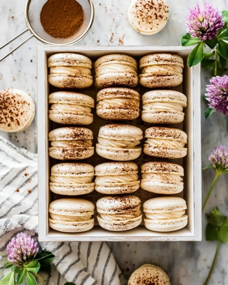 Tiramisu Macarons Recipe