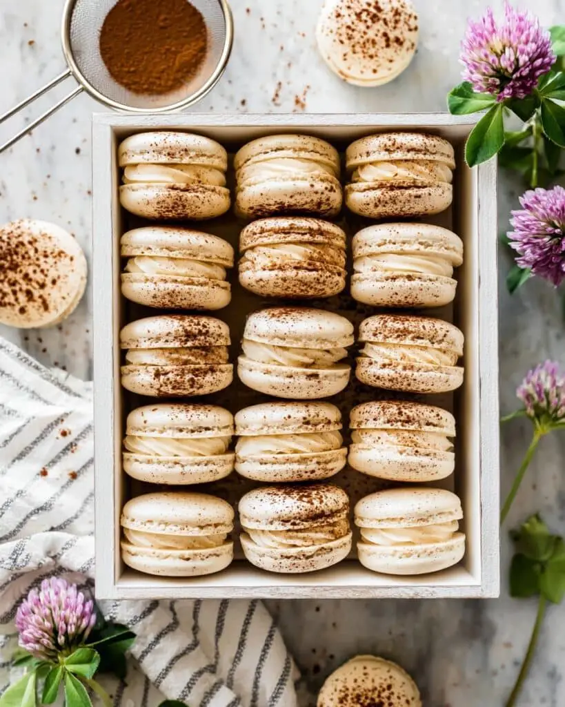 Tiramisu Macarons Recipe