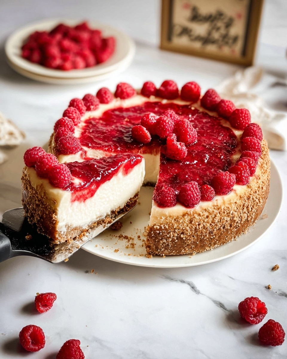 Simple Raspberry Cheesecake Recipe Easy Raspberry Cheesecake: Delightful & Effortless Dessert
