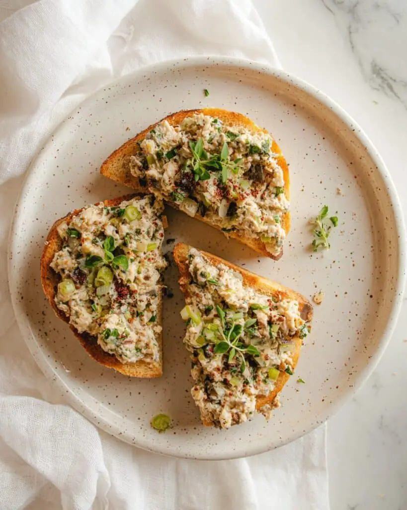 Lemon-Dill Sardine Salad with Capers and Green Onions Recipe
