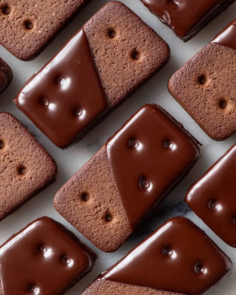 30 Minute Chocolate Shortbread Bars Recipe