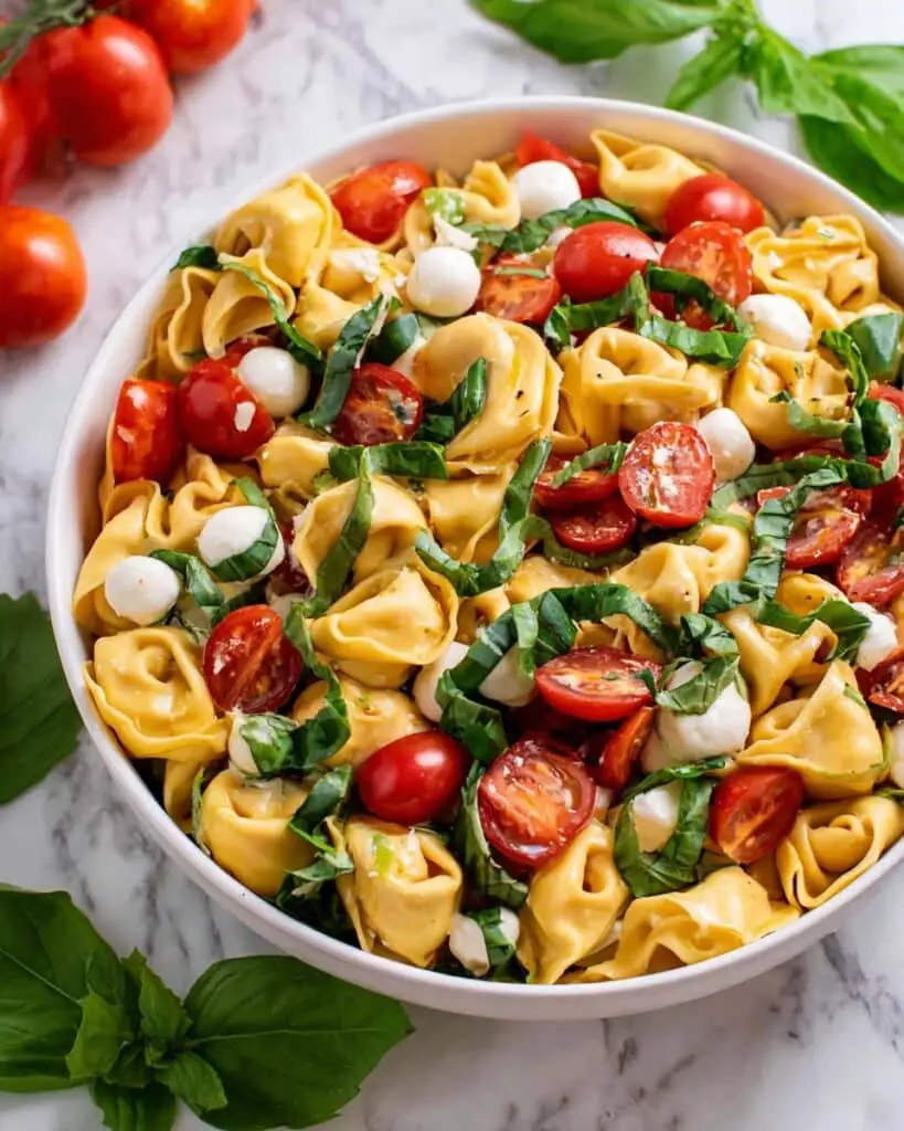Tortellini Caprese Salad Recipe