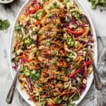 Sesame Chicken Cabbage Crunch Salad Recipe