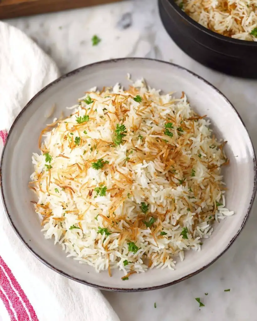Lebanese Rice with Vermicelli Recipe