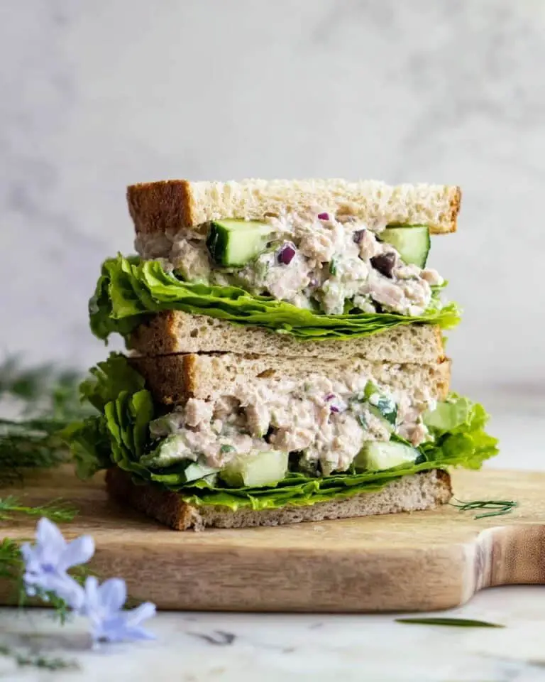 Mediterranean Tuna Salad Sandwich Recipe