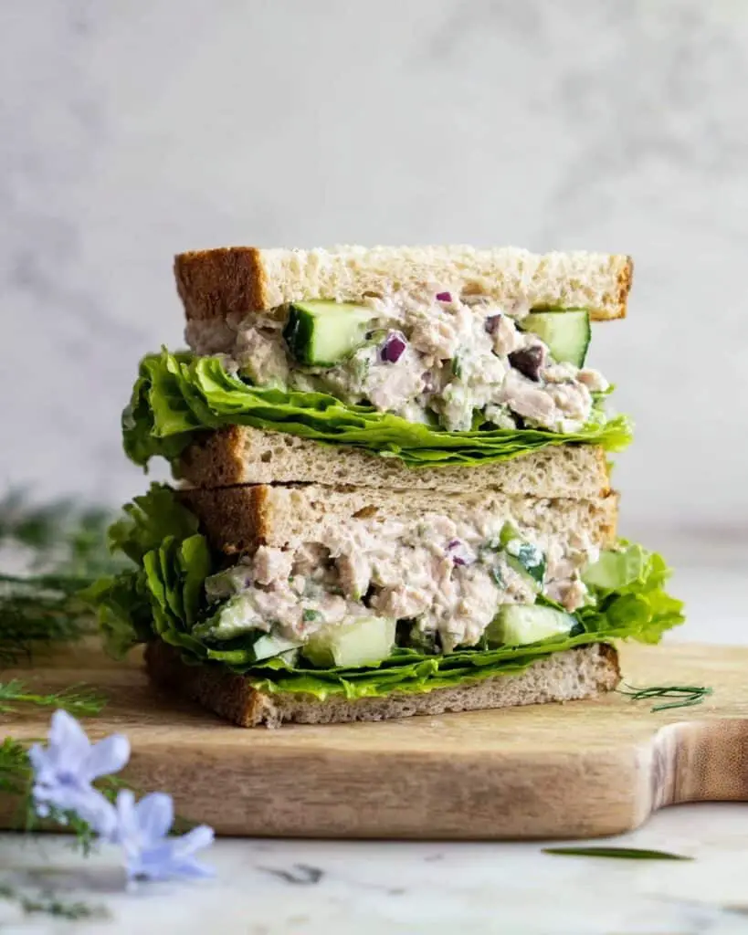 Mediterranean Tuna Salad Sandwich Recipe