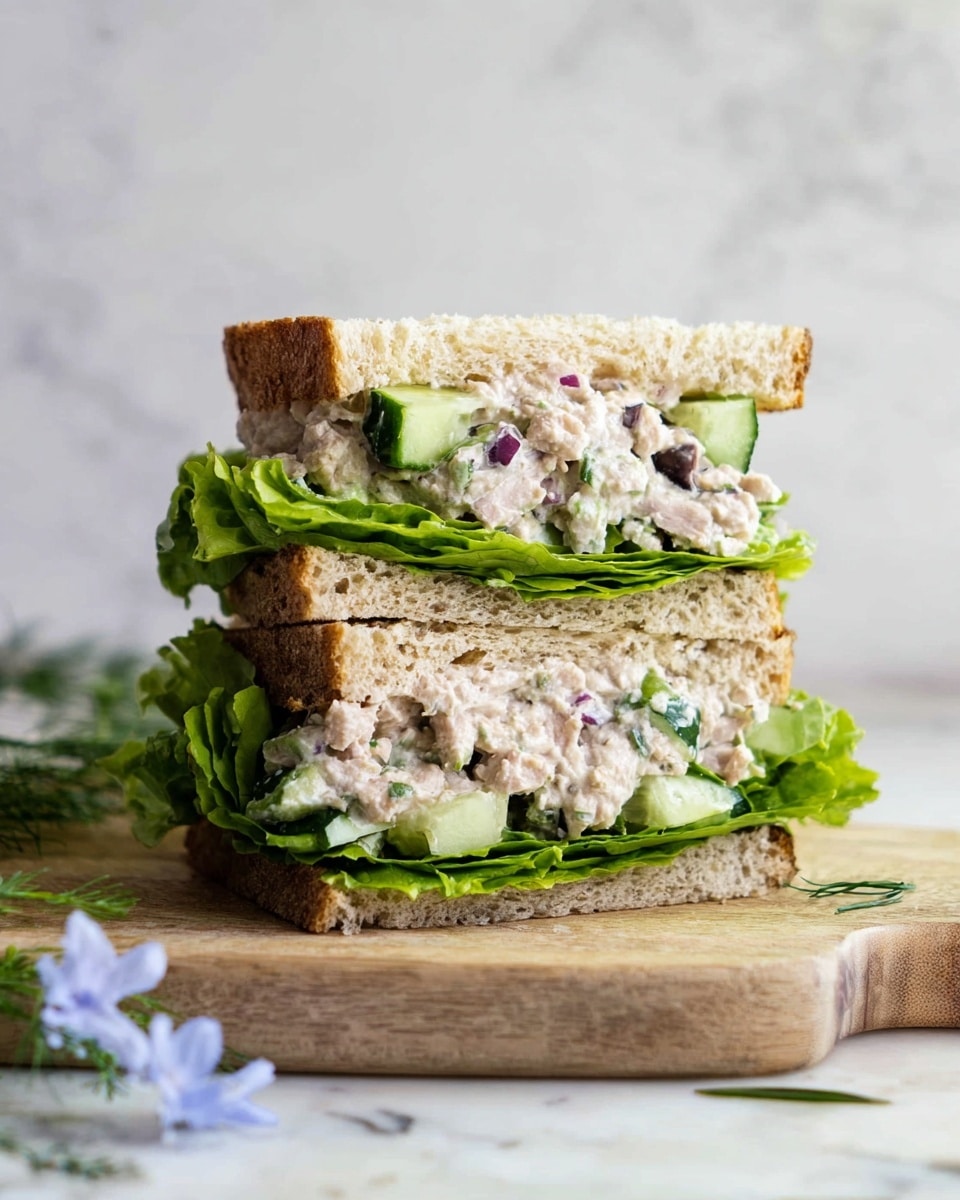 Mediterranean Tuna Salad Sandwich Recipe