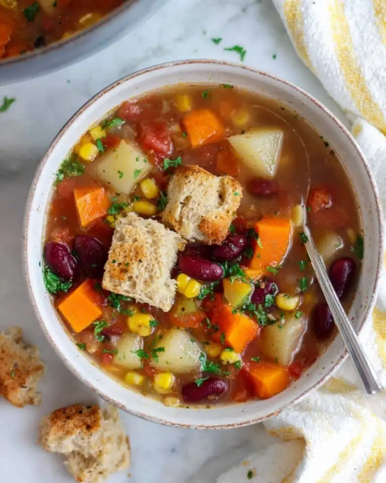 Yummiest Veggie-Loaded Vegetable Soup Recipe