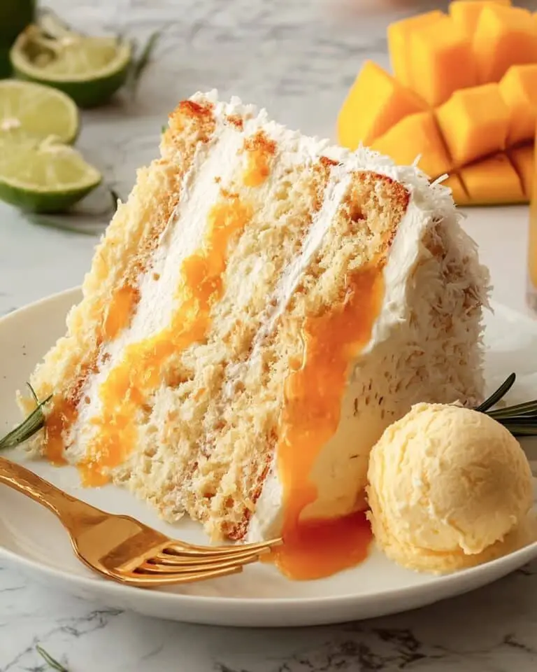 Vegan Mango Coconut Cake Recipe
