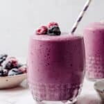Healthy High Protein Berry Banana Smoothie Recipe