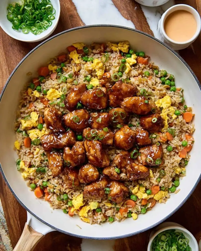 Bang Bang Chicken Fried Rice Recipe