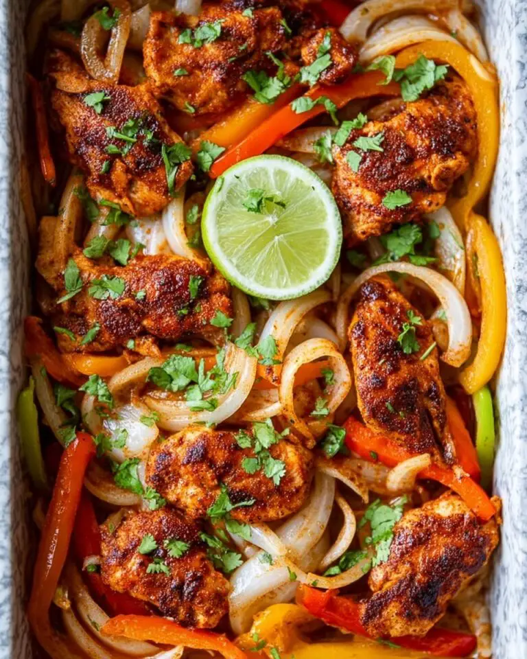 One Pan Chicken Fajitas Recipe