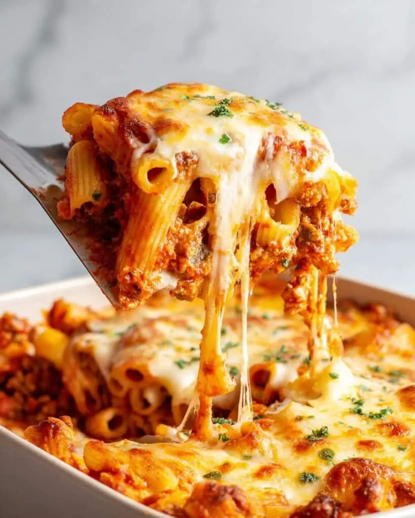 Easy Baked Ziti Without Meat Recipe