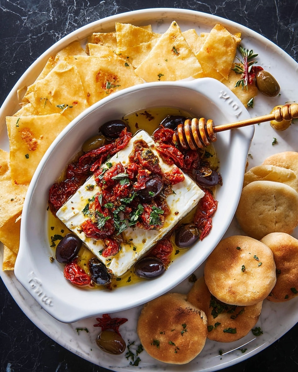 Mediterranean Baked Feta Dip Recipe