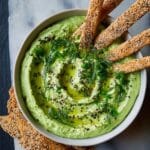 Zucchini Dip with Tahini, Herbs, and Lemon Recipe