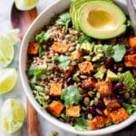 Black Bean Sweet Potato Quinoa Salad Recipe