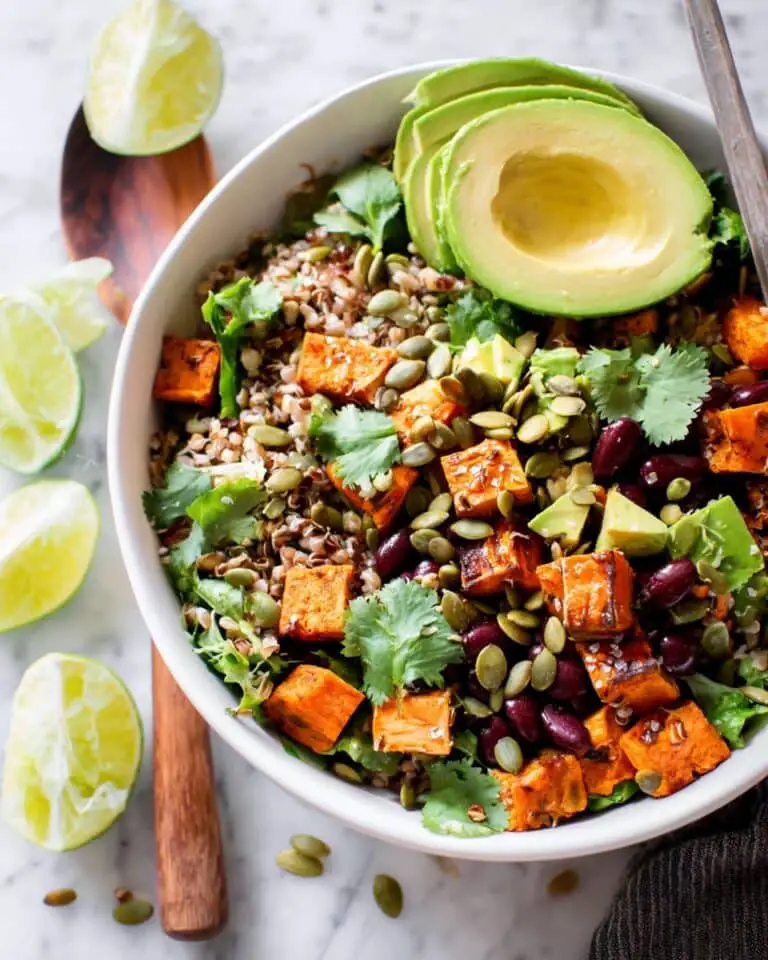 Black Bean Sweet Potato Quinoa Salad Recipe