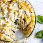 Chicken Alfredo Baked Ziti Recipe